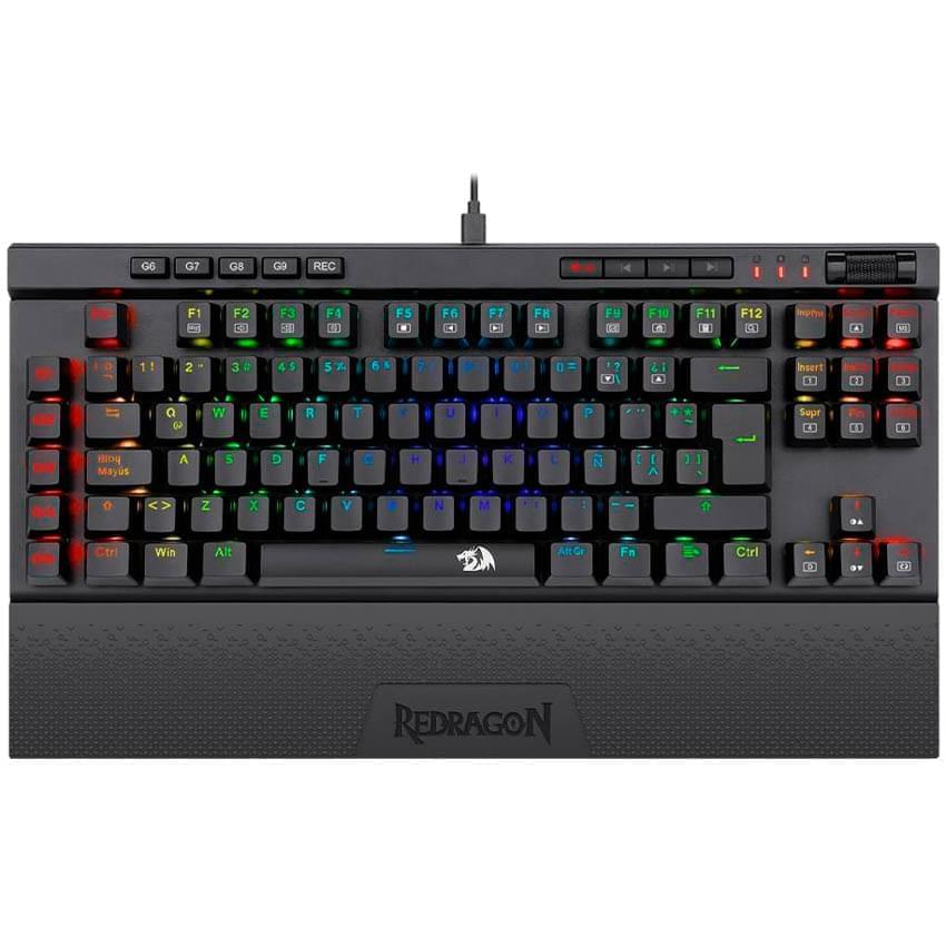 Teclado Mecanico Redragon Magic-Wand Pro Rgb Negro Switch Red